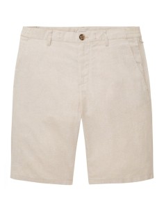 Regular Cotton Linen Shorts - White